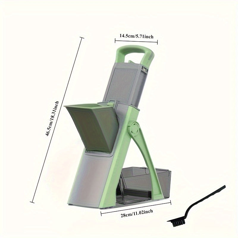 Essential Multi-Functional Vegetable & Fruit Slicer - Safe, Easy-to-Use Kitchen Gadget for Perfectly Sliced Potatoes and More