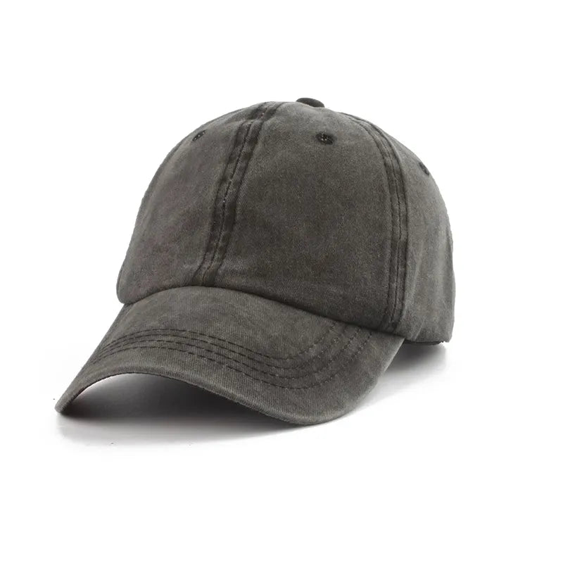 maoxiangshop New Vintage Washed Cotton Baseball Cap Parent Kids Sun Hats For Boy Girl Spring Summer Snapback Baby Hat