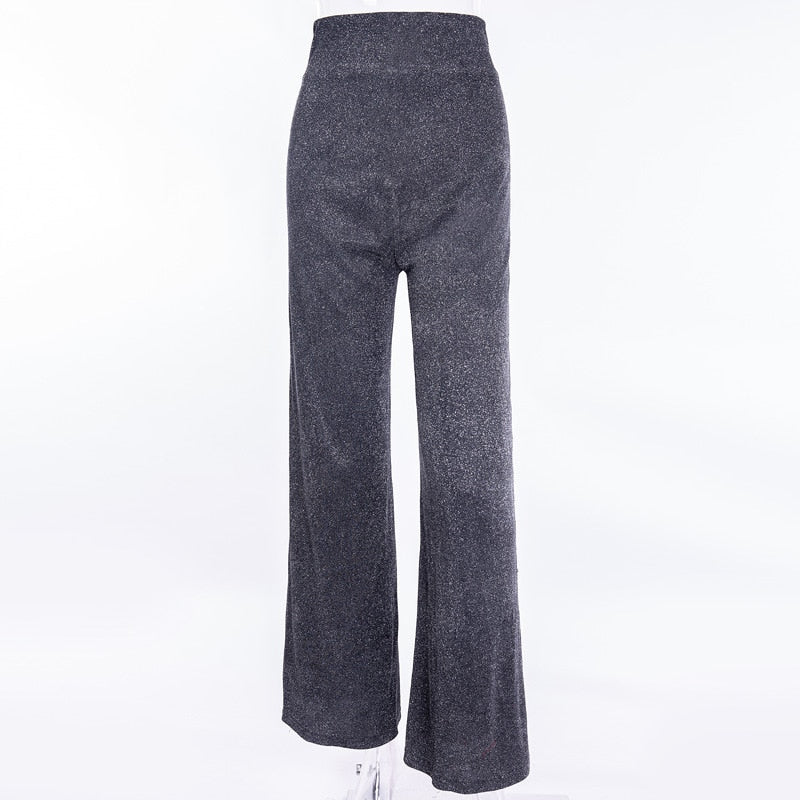 Y2K Spring Autumn Design High Waist Solid Flared Trousers Streetwear Fashion Loose Base Womens Casual Sports Pants