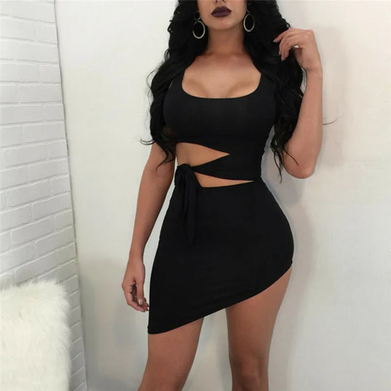 maoxiangshop Sexy Ruffle Deep V Short Club Dress Ladies Summer Blue Bodycon Dresses Evening Party Tight Mini Dress