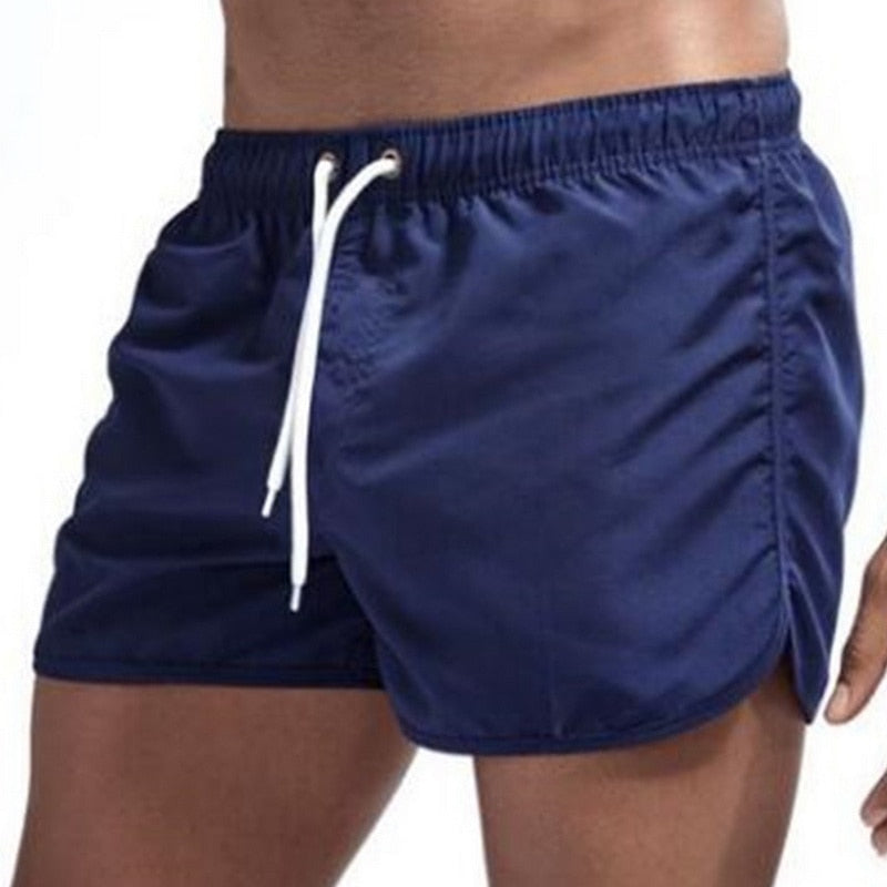 maoxiangshop Beach Shorts Quick Dry Mens Swimwear Board Briefs New Hot Summer Swim Trunks Sport Gym Running Shorts Male Beachwear