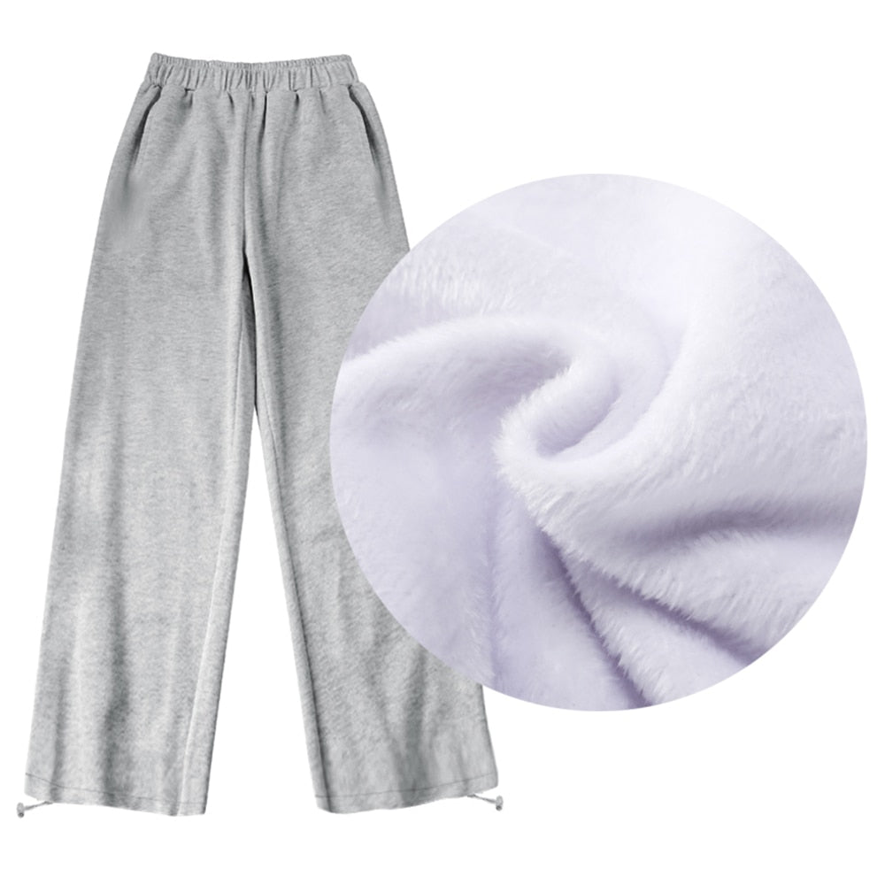 maoxiangshop Loose Joggers Wide Leg SweatPants Women Trousers Oversized High Waist Hip Hop Sport Pants Streetwear Vogue Casual Pant