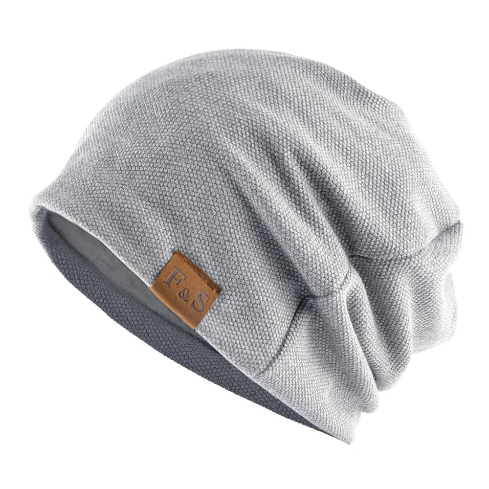 maoxiangshop Men Women Winter Warm Beanies Skullies Knitted Solid Casual Brand Soft Knitting Hat Outdoor Plus Velvet