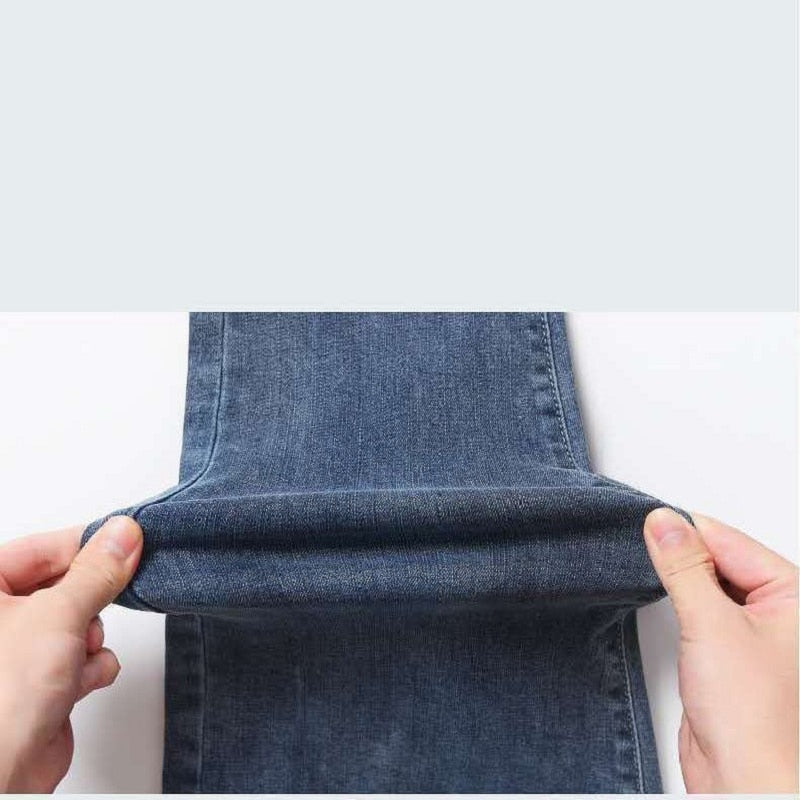 maoxiangshop New Women Jeans Autumn Elastic Pencil Trousers High Waist Ladies Tight Clothing Slim Fit Casual Skinny Denim Pants Women