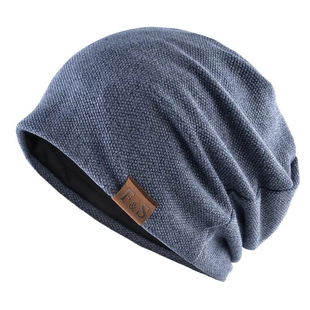 maoxiangshop Men Women Winter Warm Beanies Skullies Knitted Solid Casual Brand Soft Knitting Hat Outdoor Plus Velvet