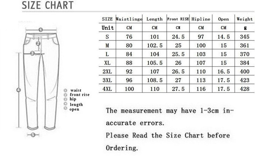 maoxiangshop Jeans Men Pants Casual Cotton Denim Trousers Multi Pocket Cargo Jeans Men New Fashion Denim Pencil Pants Side Pockets Cargo