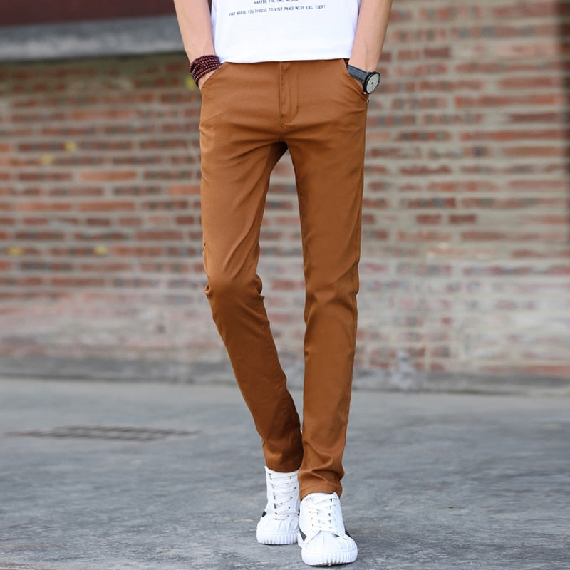 maoxiangshop Classic 9 Color Casual Pants Men Spring summer New Business Fashion Comfortable Stretch Cotton Straigh Jeans Trousers