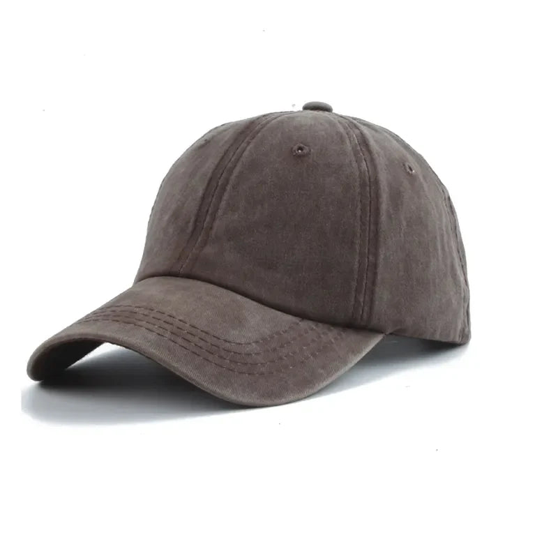 maoxiangshop New Vintage Washed Cotton Baseball Cap Parent Kids Sun Hats For Boy Girl Spring Summer Snapback Baby Hat