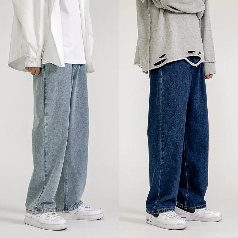 maoxiangshop Men's Jeans Pants Trousers for Men Jean Spring Denim Mens Man Male Trendyol Streetwear Korean Fashion Men Boys Large Flare Sale