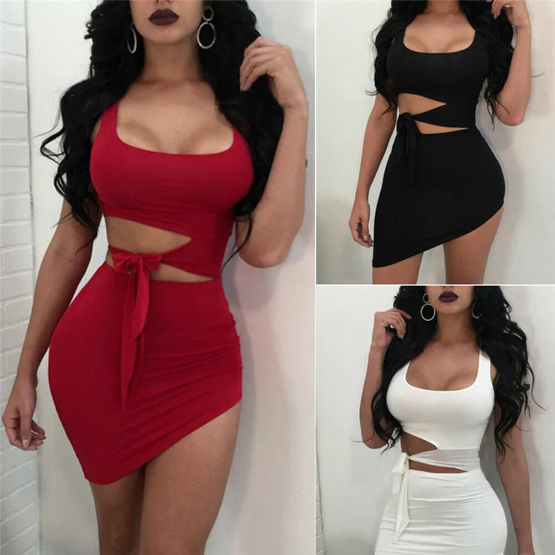 maoxiangshop Sexy Ruffle Deep V Short Club Dress Ladies Summer Blue Bodycon Dresses Evening Party Tight Mini Dress