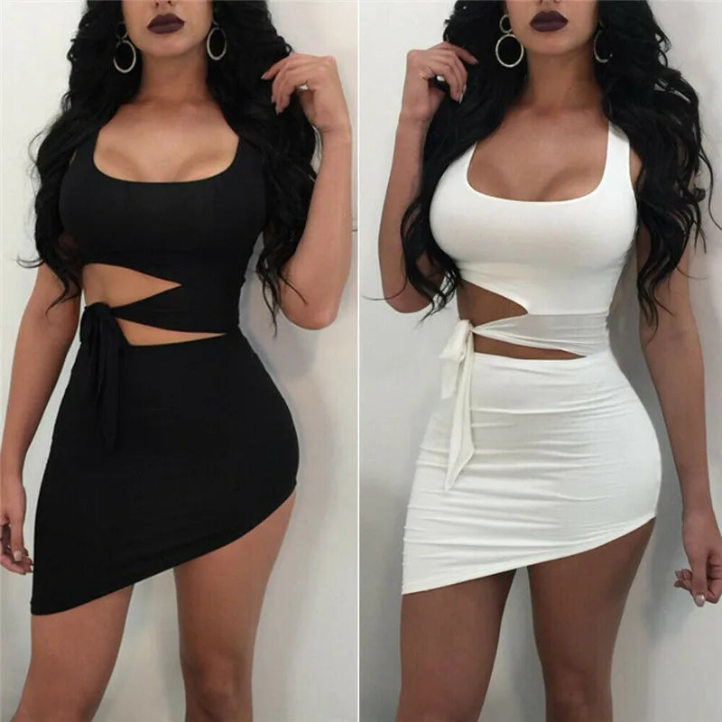 maoxiangshop Sexy Ruffle Deep V Short Club Dress Ladies Summer Blue Bodycon Dresses Evening Party Tight Mini Dress