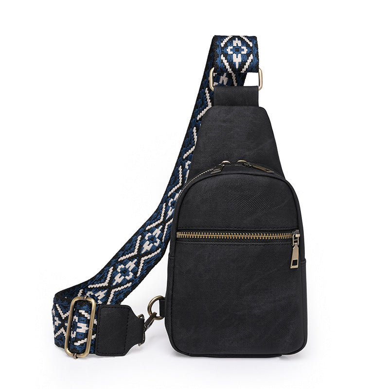 MAOXIANGSHOP 2025 retro small satchel women's fanny pack women's trendy fashion women's breast bag leisure outdoor travel messenger bag wholesale