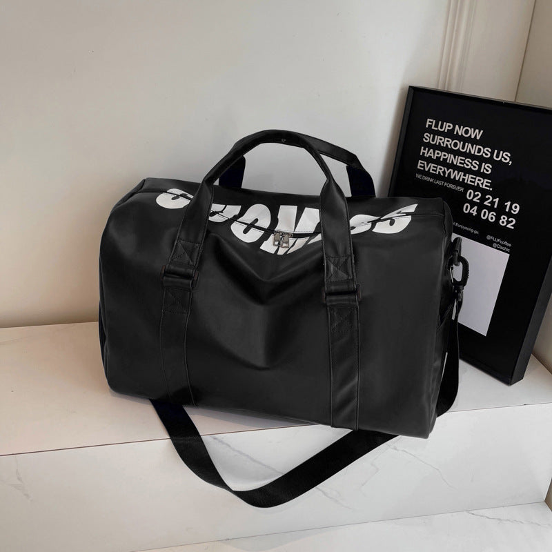 2025 Girls luggage sports travel bag going out large capacity shoulder handbag wet and dry separation swimming fitness bag women