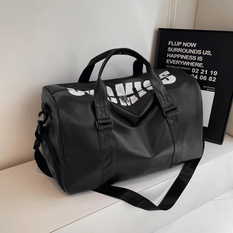 2025 Girls luggage sports travel bag going out large capacity shoulder handbag wet and dry separation swimming fitness bag women