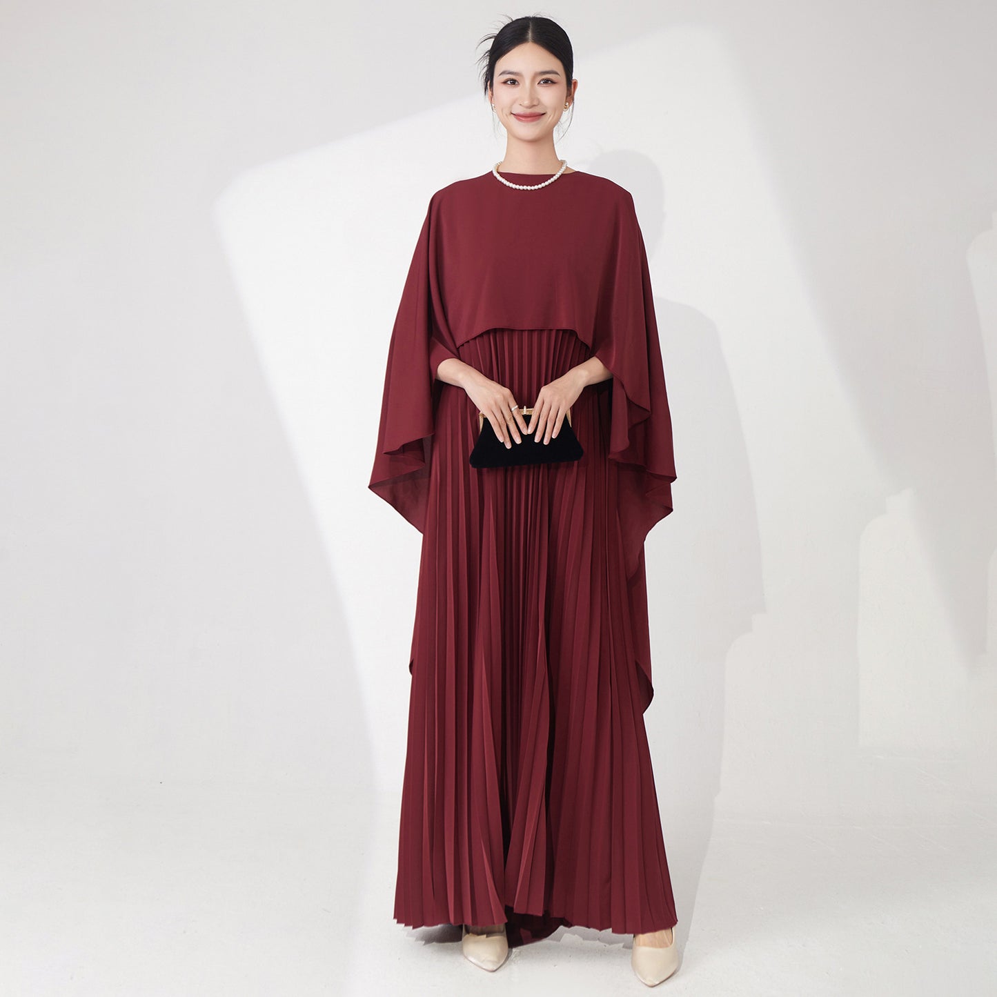 generous and decent skirt, high sense loose large size irregular temperament elegant dress dress