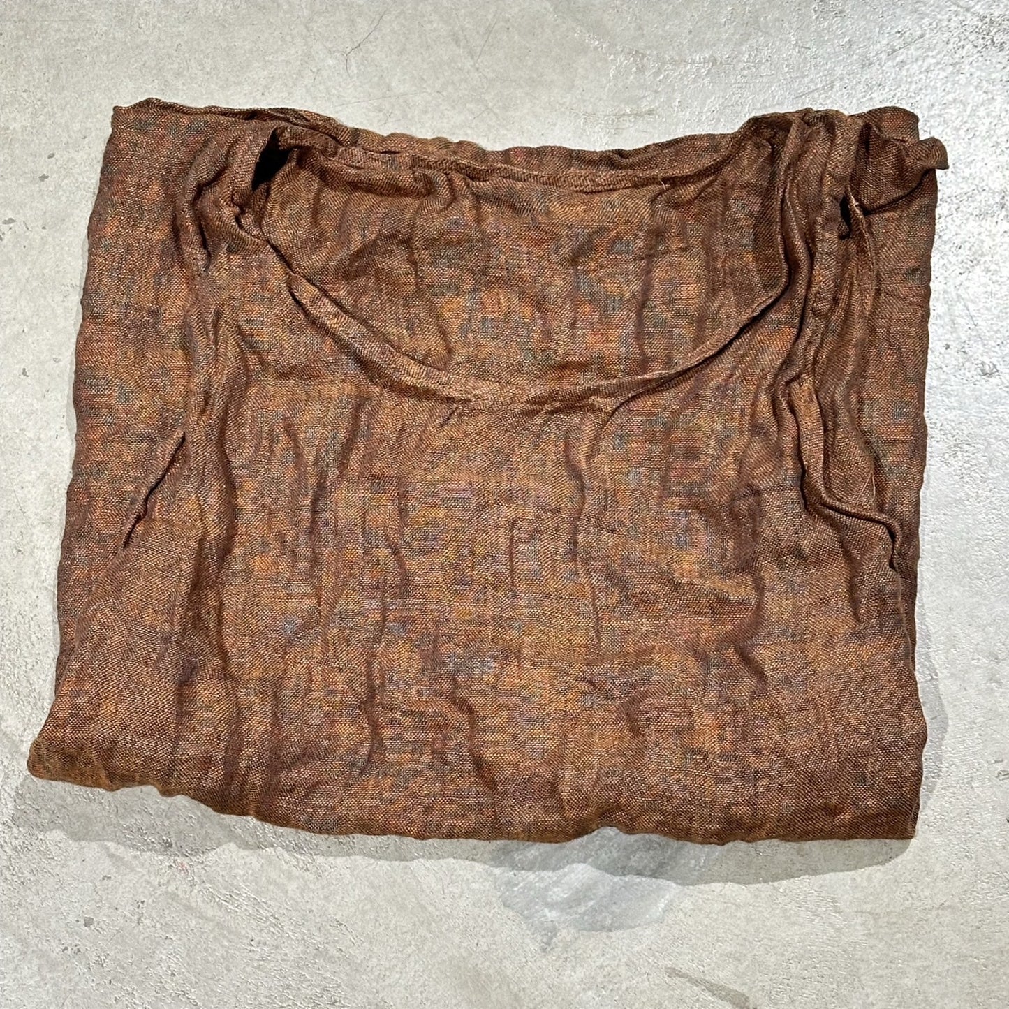 2025 250315/Xiaoyuan, spring and summer yarn-dyed linen retro literary crew neck vest