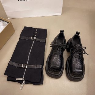 2025 Long boots women's popular new retro and thin can be separated into two British boots