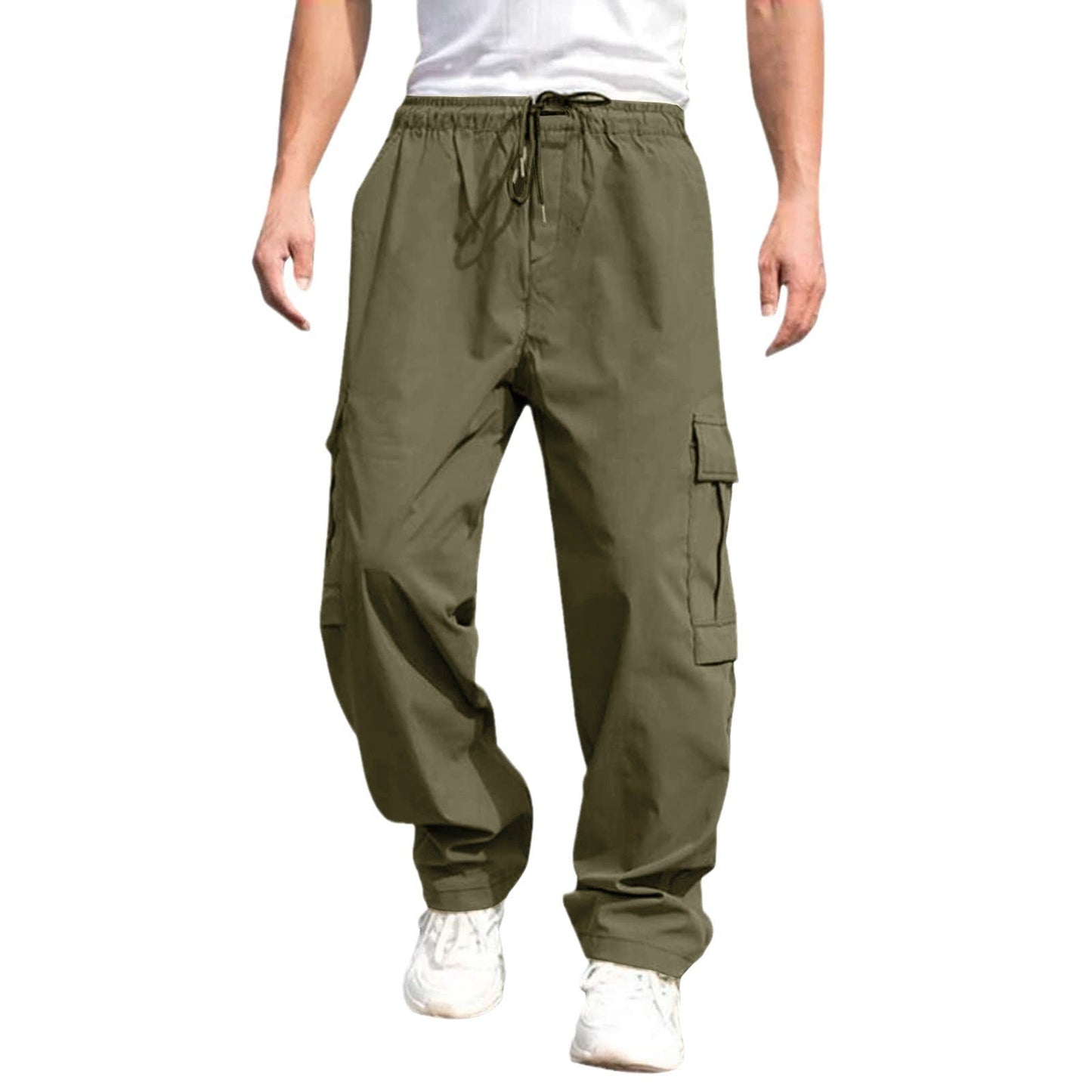 maoxiangshop-shop guy outfits New Summer Youth Casual Pants Men's Loose Straight Casual Trousers Men