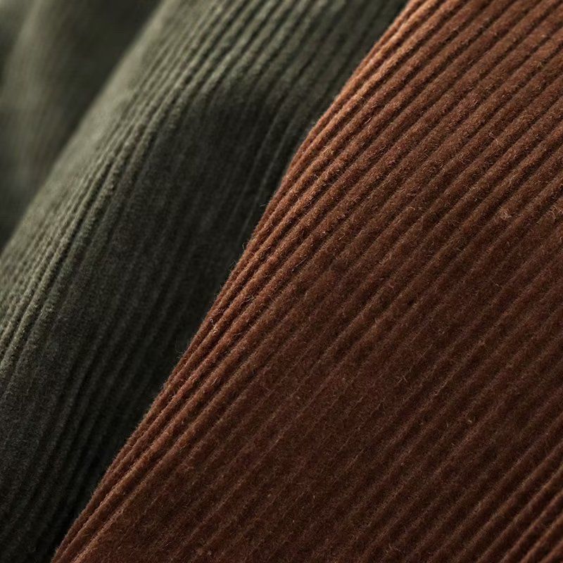 maoxiangshop-shop mens fashion Long Sleeve Shirt Men's Spring and Autumn New Japanese Retro Trendy Workwear Shirt Versatile Loose Corduroy Coat