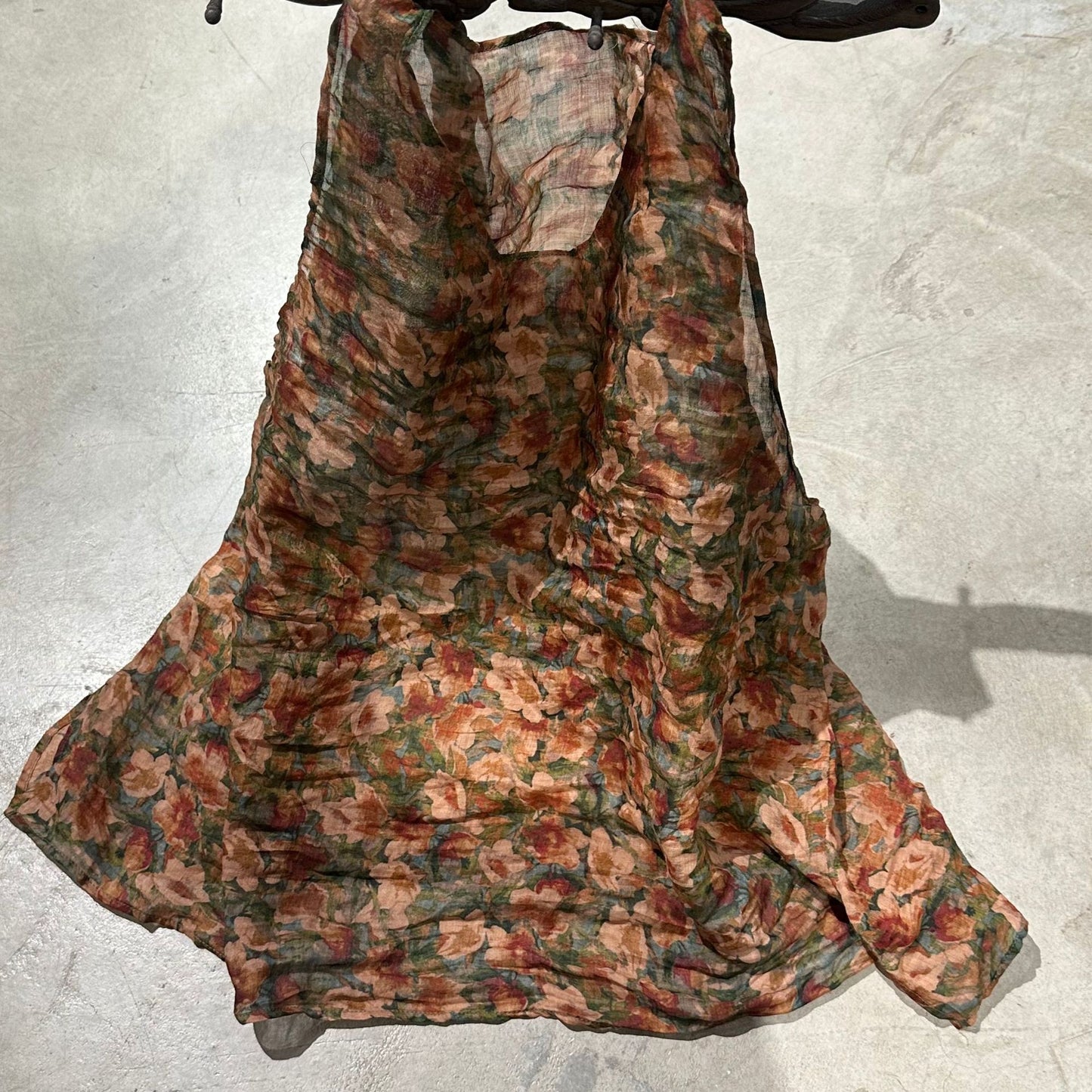2025 24/4 SN51 Duoduo, literary and casual printing versatile sleeveless retro ramie vest sling