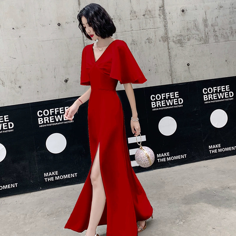 White evening dress dress women's new noble banquet aura queen long elegant temperament socialite dress