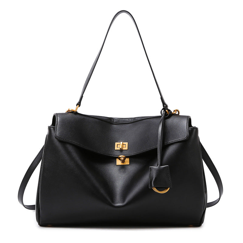 2025 Tote bag B home with the same large-capacity commuter bag, fashionable and simple rodeo women's bag, high-end casual shoulder bag