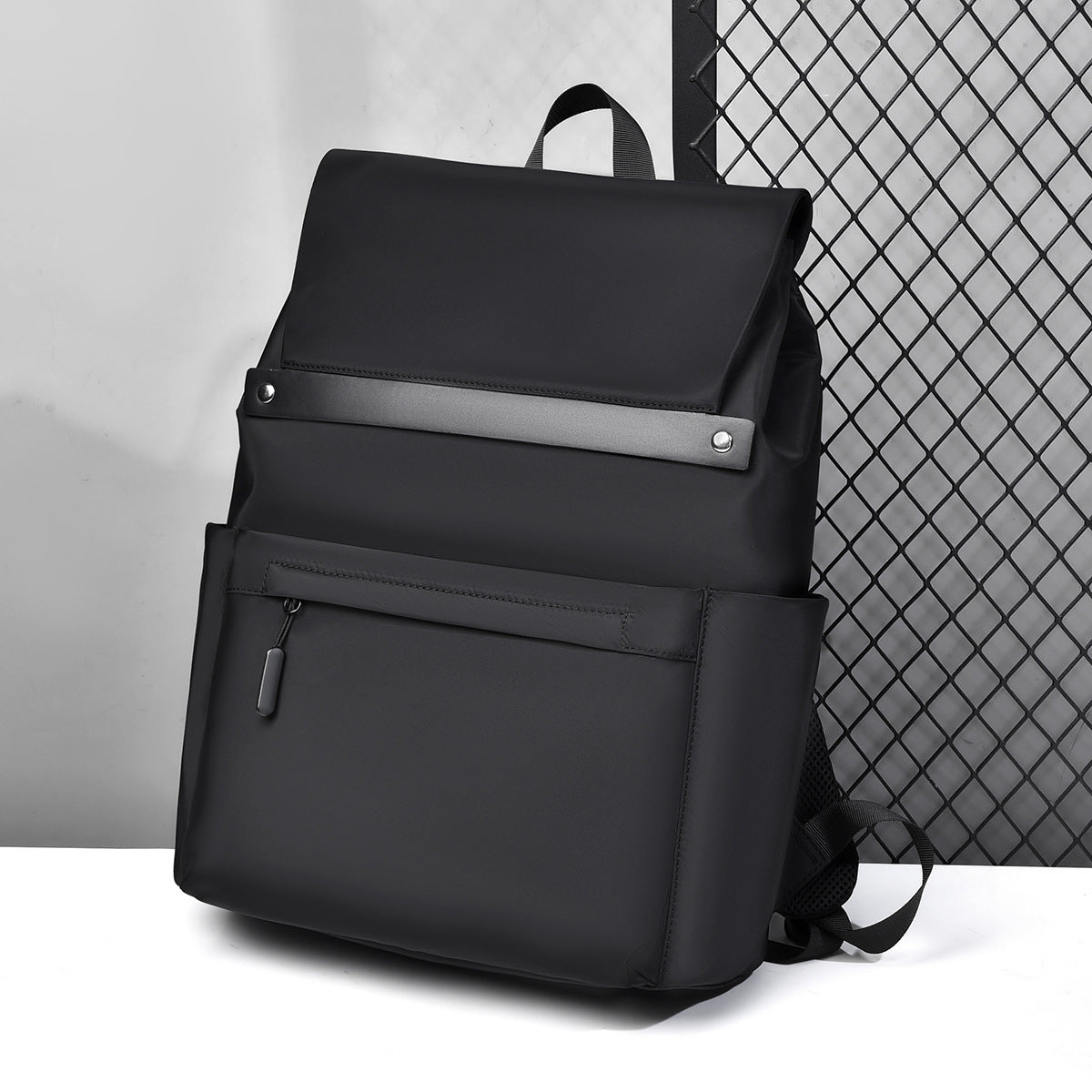 2025 New fashion casual backpack backpack men's high-end commuting computer bag large capacity simple casual bag men