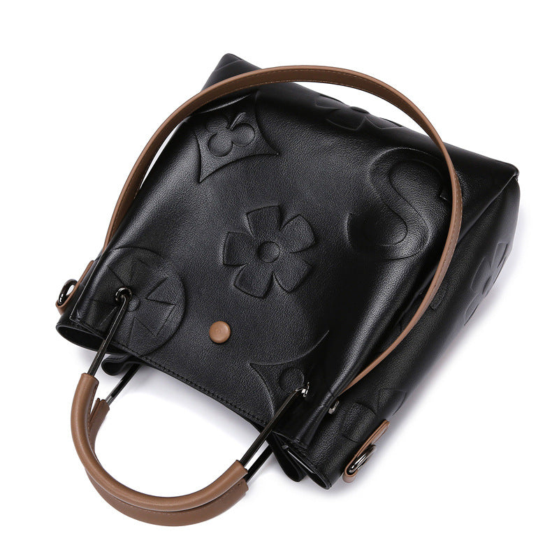 2025 Handbag Women's Fashion Atmosphere Women's Tote Bag New Large Capacity Bag Commuter Shoulder Bag Can Be Crossbody
