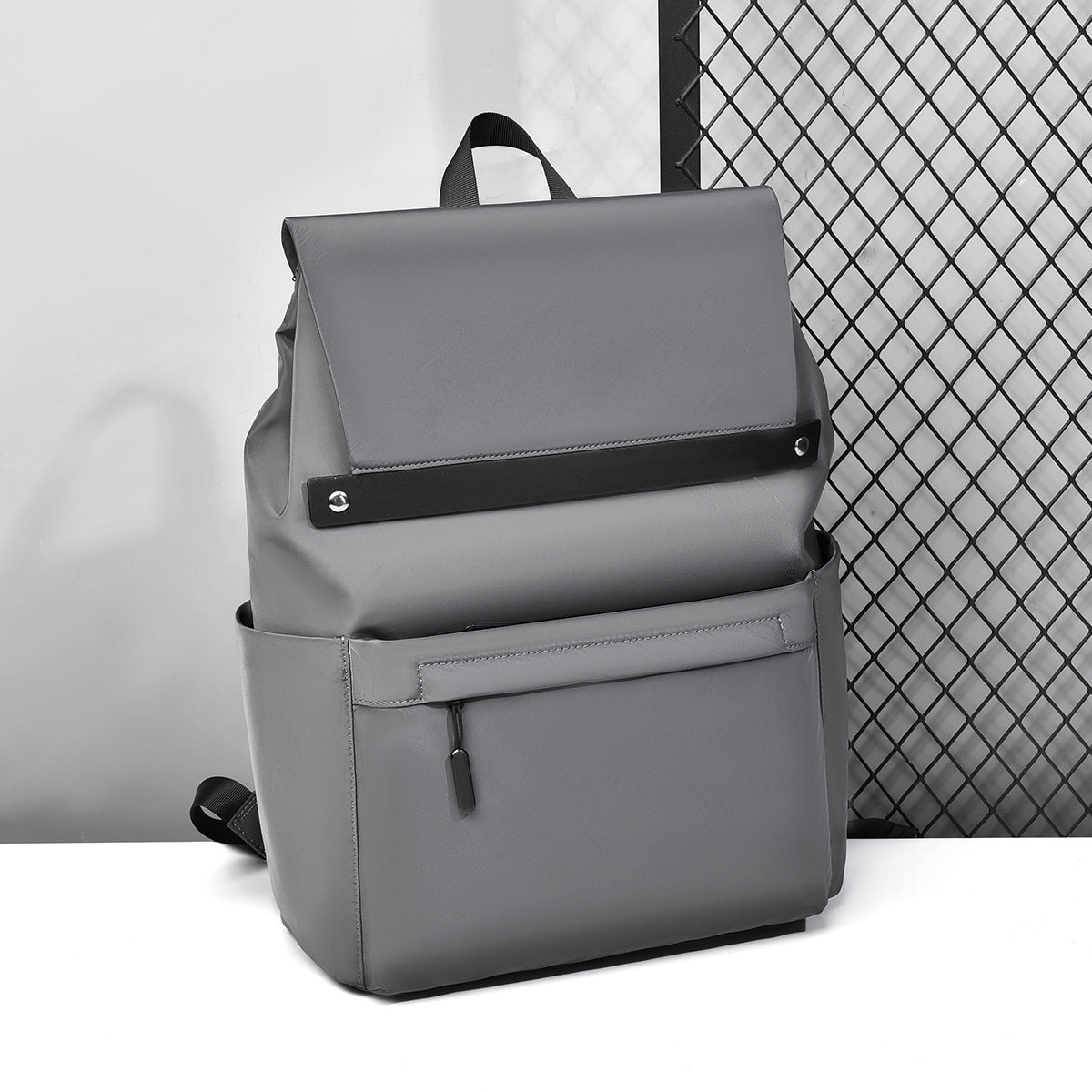 2025 New fashion casual backpack backpack men's high-end commuting computer bag large capacity simple casual bag men