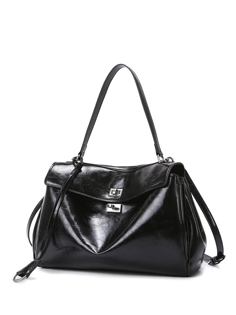 2025 Tote bag B home with the same large-capacity commuter bag, fashionable and simple rodeo women's bag, high-end casual shoulder bag