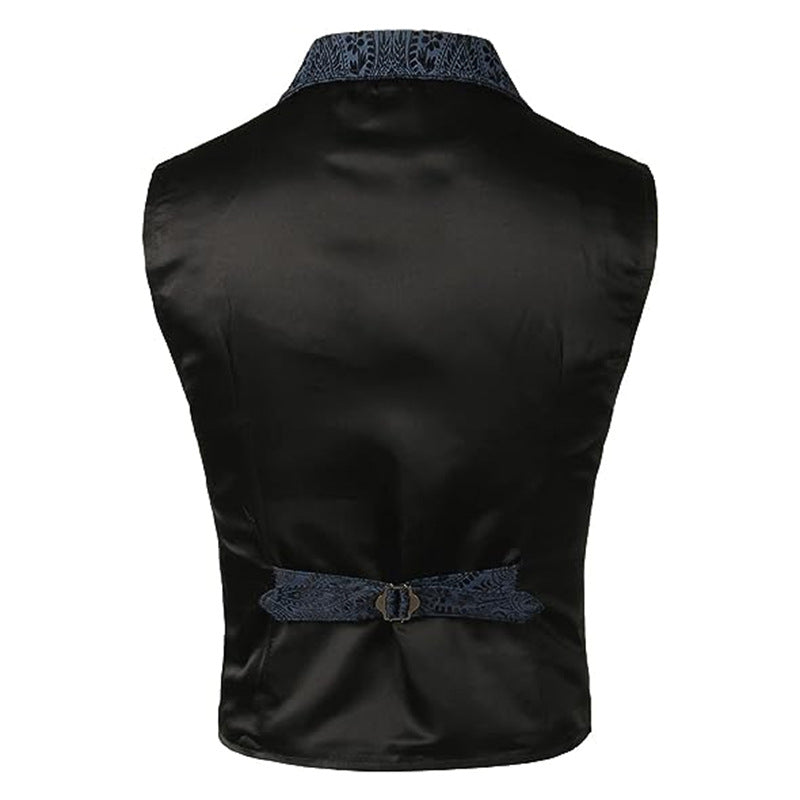 maoxiangshop-shop mens outfits Men's Suit Vest Lapel Suit Vest Slim Casual Formal Business Dress Retro New