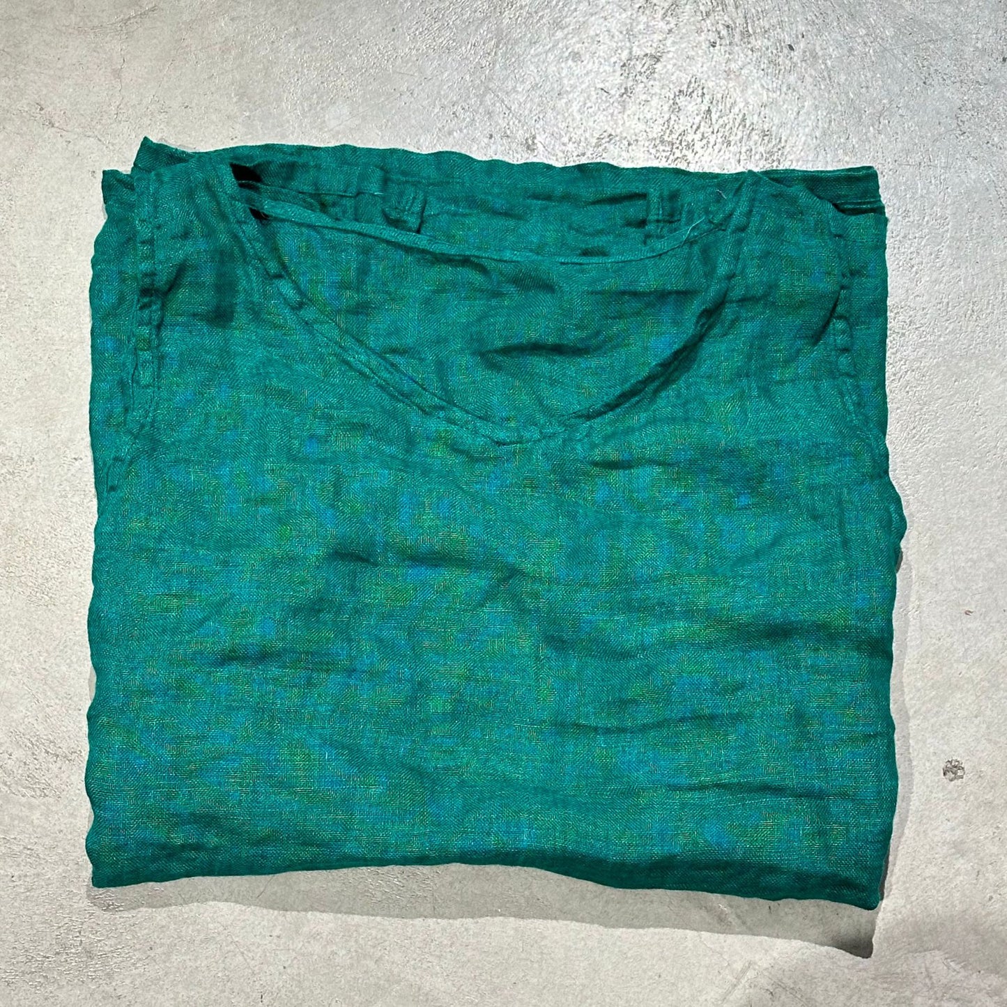 2025 250315/Xiaoyuan, spring and summer yarn-dyed linen retro literary crew neck vest