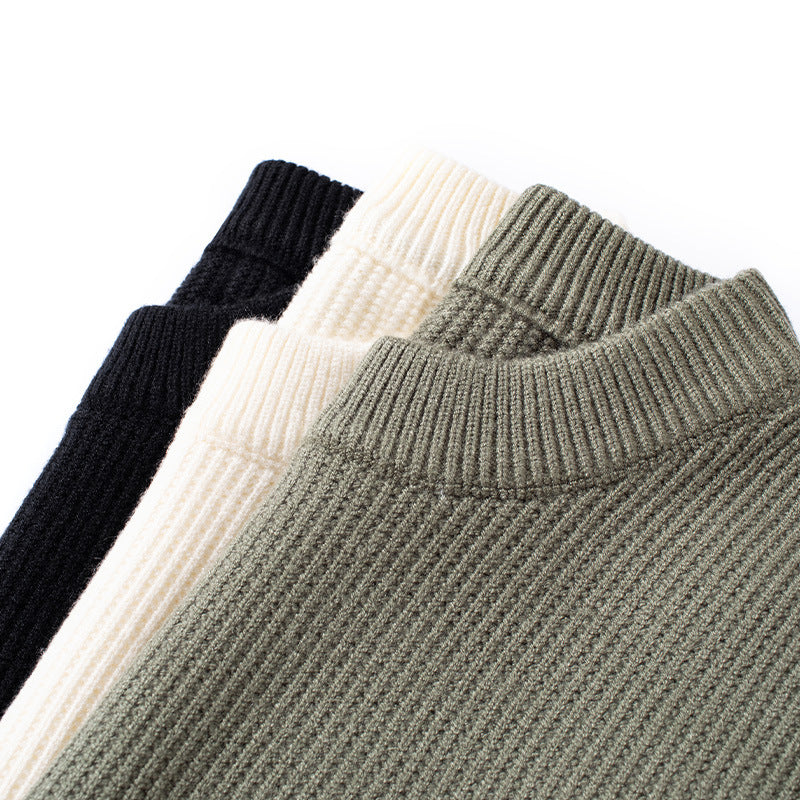 maoxiangshop-shop men fall outfits casual Export Autumn and Winter New Men's Simple Casual Pullover Sweater Sweater Top