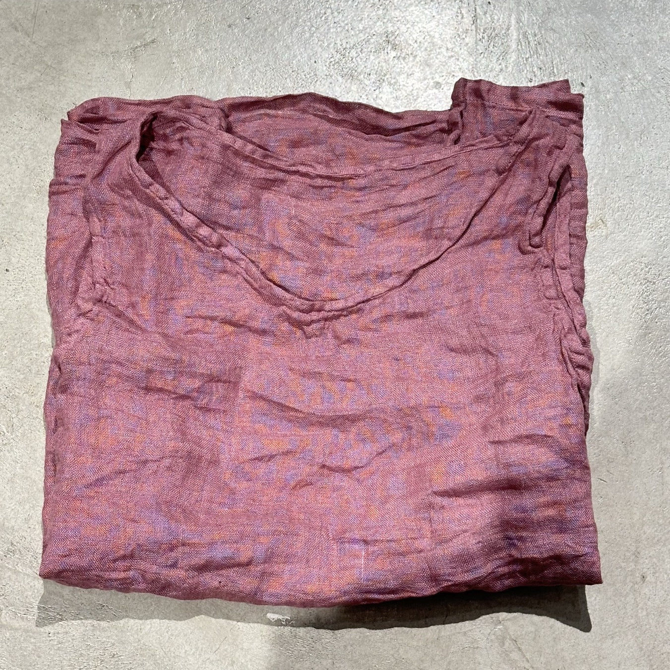 2025 250315/Xiaoyuan, spring and summer yarn-dyed linen retro literary crew neck vest