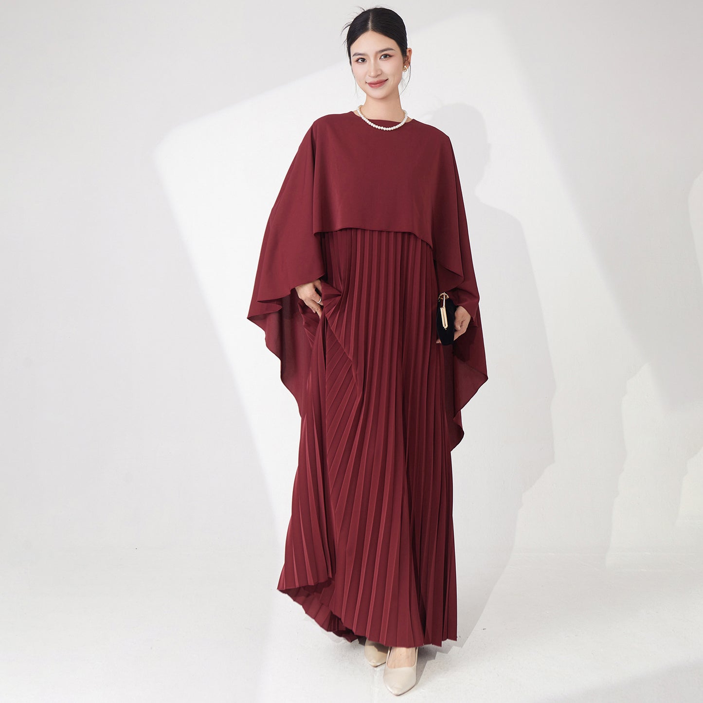generous and decent skirt, high sense loose large size irregular temperament elegant dress dress
