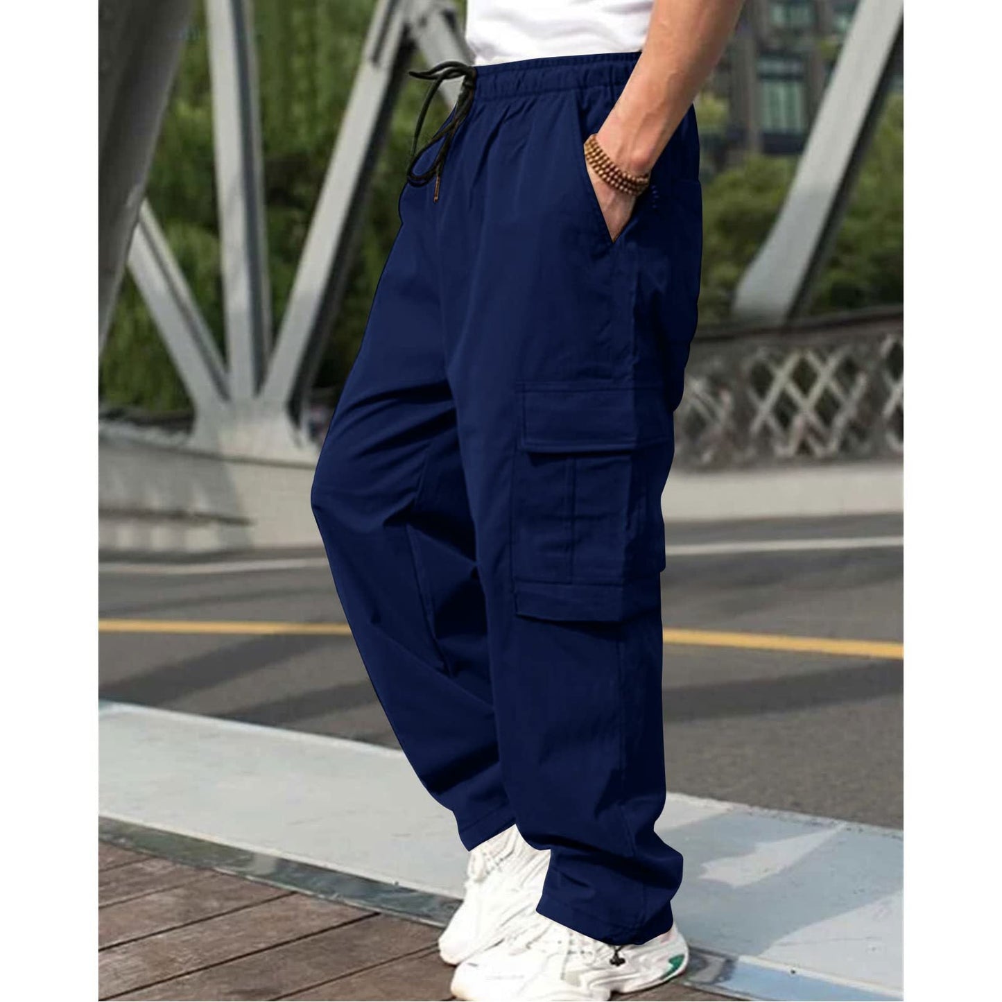 maoxiangshop-shop guy outfits New Summer Youth Casual Pants Men's Loose Straight Casual Trousers Men