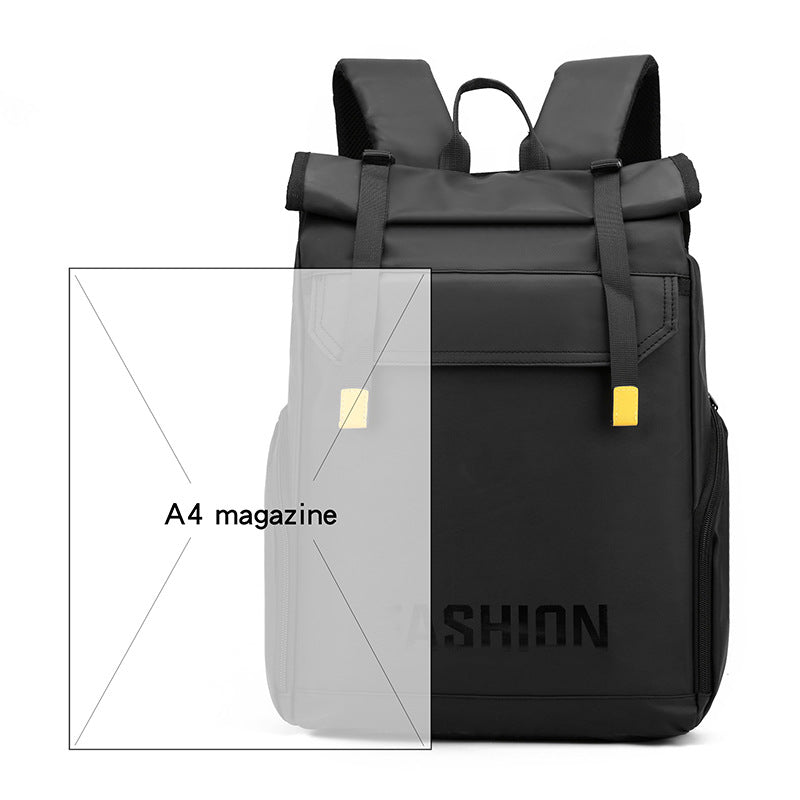 2025 new men's casual backpack large-capacity sports and leisure bag commuter backpack computer backpack