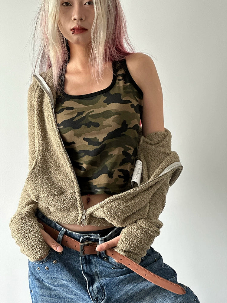 cardigan high-end top women's 2025n street sense solid color hooded sweater autumn new simple and versatile