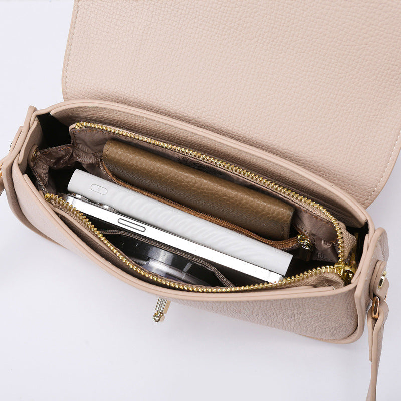 2025 Shoulder bag new fashion simple bag women's high sense light luxury temperament messenger bag casual versatile commuter women's bag