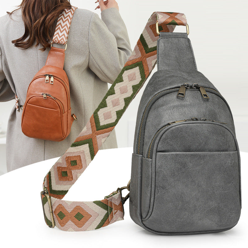 MAOXIANGSHOP 2025 bags women's messenger bags, universal casual women's breast bags, new retro small backpacks women's bags wholesale