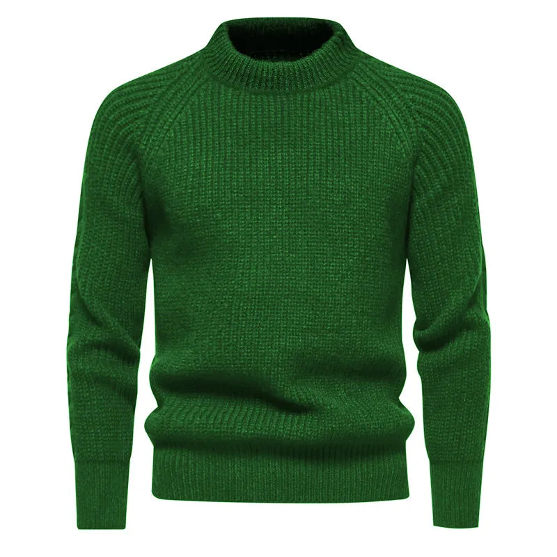 maoxiangshop Autumn and Winter New Sweaters Men's Knitted Sweater Warm Fit High Quality Pullover Sweater Men