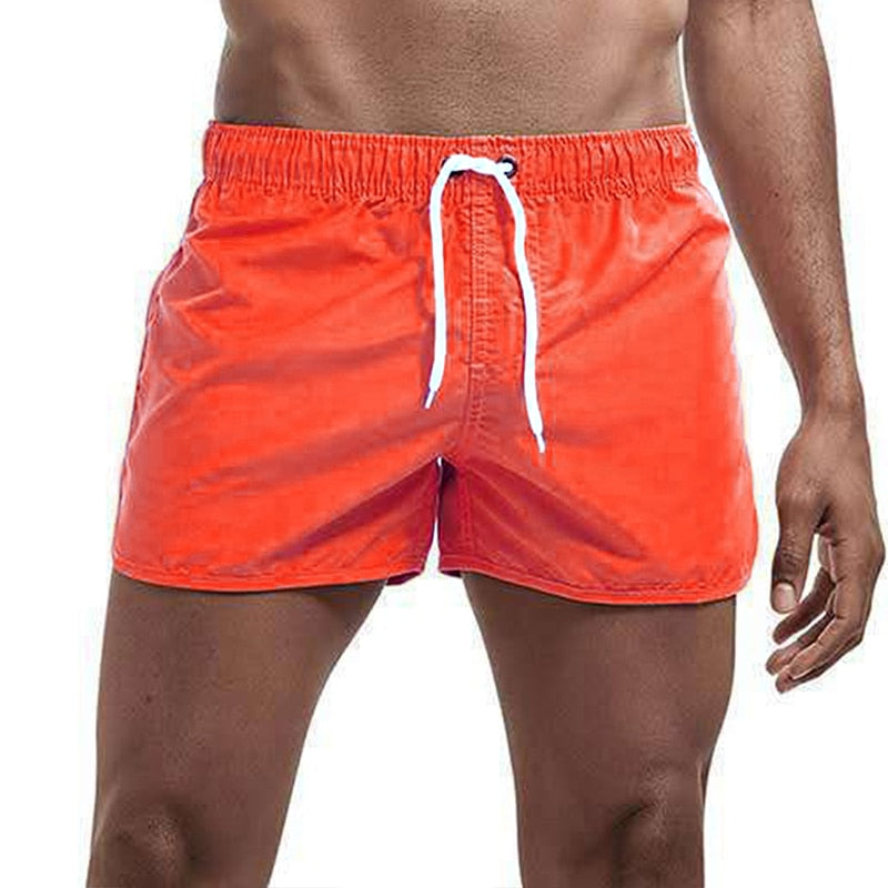 maoxiangshop Beach Shorts Quick Dry Mens Swimwear Board Briefs New Hot Summer Swim Trunks Sport Gym Running Shorts Male Beachwear
