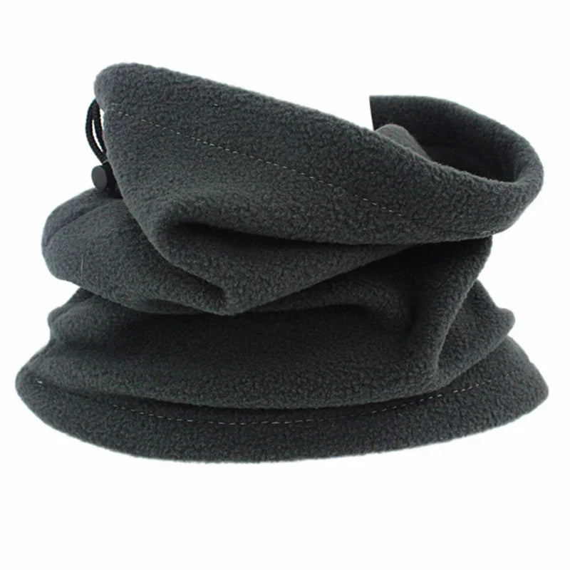 maoxiangshop Winter Polar Coral Hat Fleece Balaclava Men Face Mask Neck Warmer Beanies Thermal Head Cover Tactical Military Sports Scarf Caps