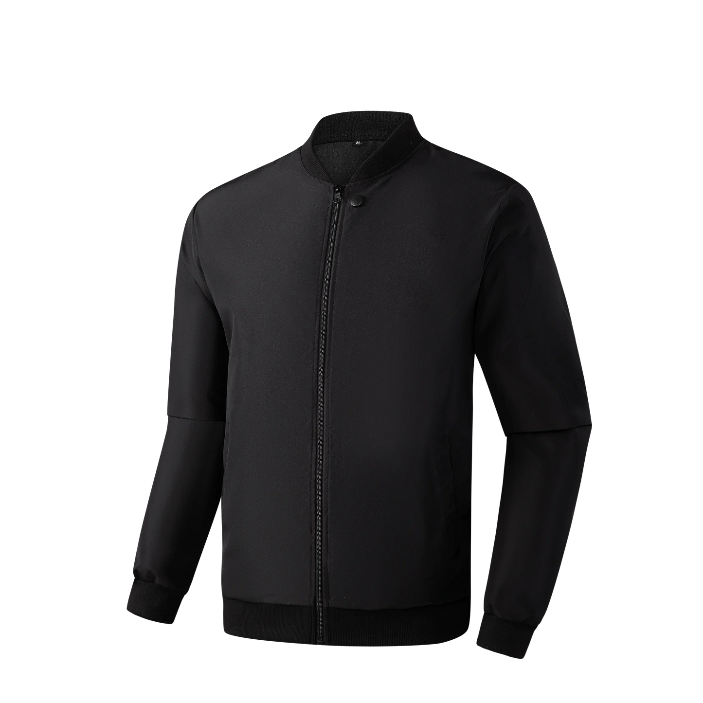 maoxiangshop 2024 Spring and Autumn New Baseball Collar Short Loose Solid Color Jacket Men's Business Casual Thin Coat Trend