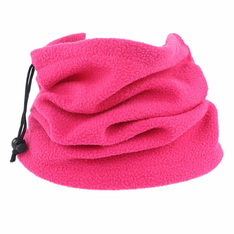 maoxiangshop Winter Polar Coral Hat Fleece Balaclava Men Face Mask Neck Warmer Beanies Thermal Head Cover Tactical Military Sports Scarf Caps