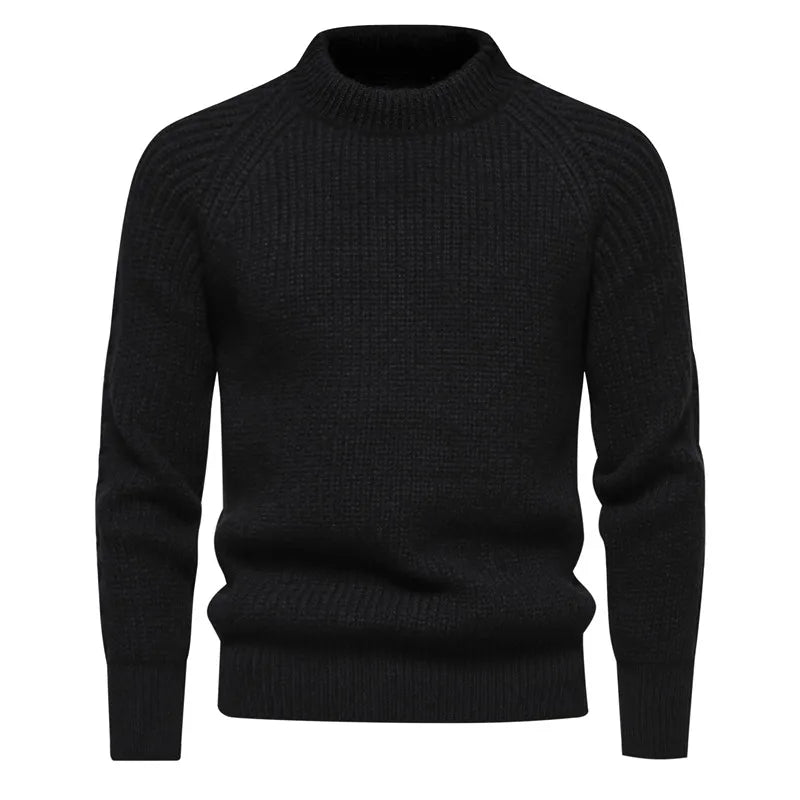 maoxiangshop Autumn and Winter New Sweaters Men's Knitted Sweater Warm Fit High Quality Pullover Sweater Men