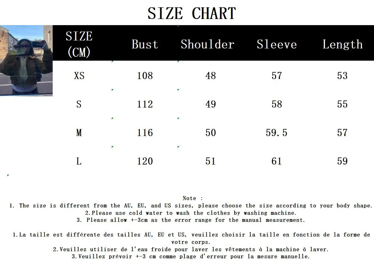 maoxiangshop - Autumn New Solid Zipper Jacket Women Chic Button Up Turndown Collar Cropped Jacket Streetwear Vintage Long Sleeve Outerwear 2024