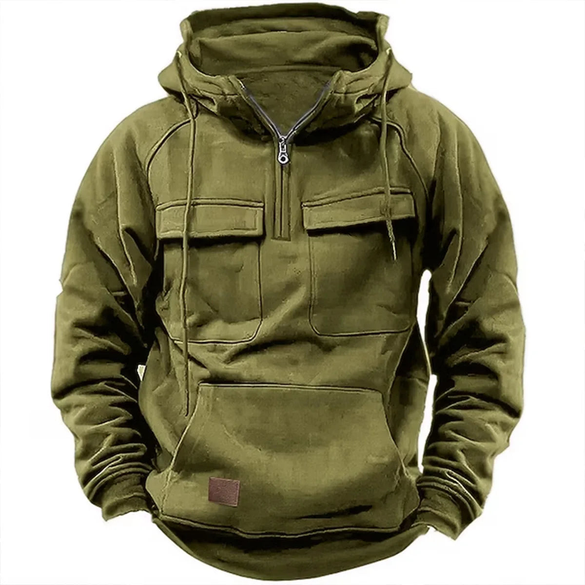 maoxiangshop Vintage Men Hoodie Sweatshirt Street Man Clothing Men's Oversized Hooded Pullover Male Retro Harajuku Solid Color Hoody