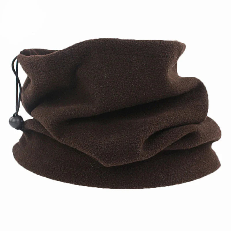 maoxiangshop Winter Polar Coral Hat Fleece Balaclava Men Face Mask Neck Warmer Beanies Thermal Head Cover Tactical Military Sports Scarf Caps