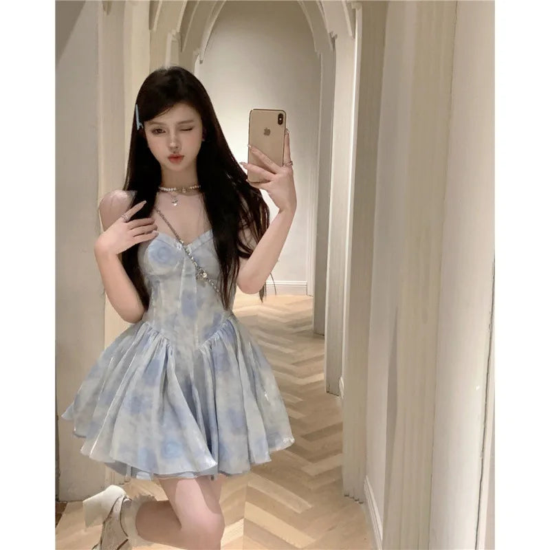 maoxiangshop - Evening Dresses Women Cute Clothes Fairy Costume Women Vestido Blancos Mujer Vestido Sexy Vestidos Para Playa Cute Clothes